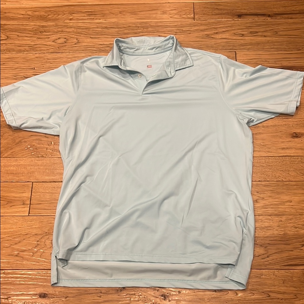 Light Blue Men's Polo Shirt